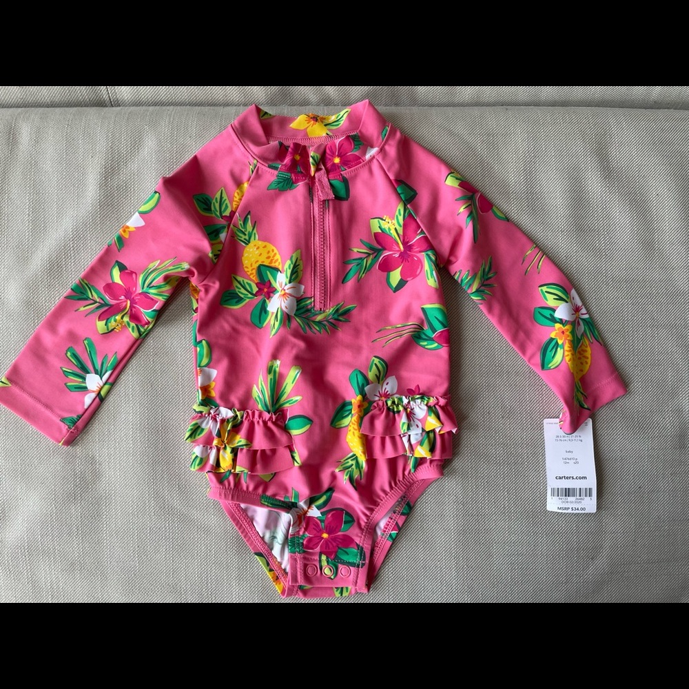 Carter’s Baby Swimsuit/rashguard, 12 Months